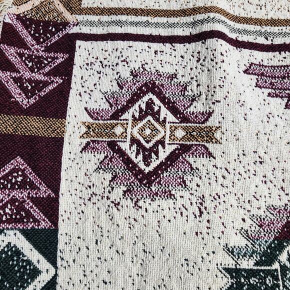 Southwestern Aztec Afghan or Wall Hanging 3.5 x 5.5 - Picture 2 of 7